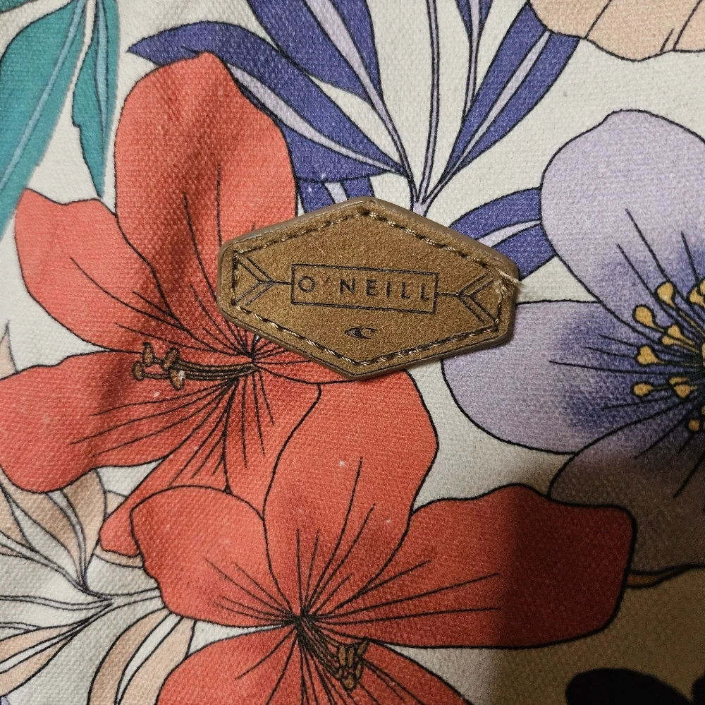 O'NEILL Floral Hibiscus Backpack Boho Beach - Picture 2 of 6